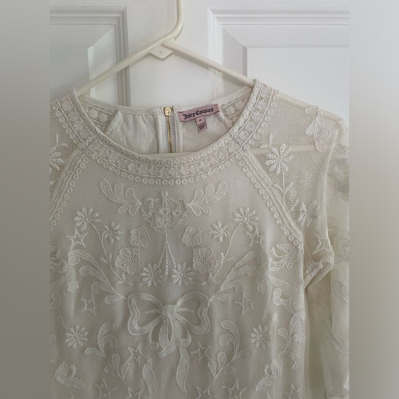 Juicy Couture mini long sleeve lace dress - Picture 1 of 5